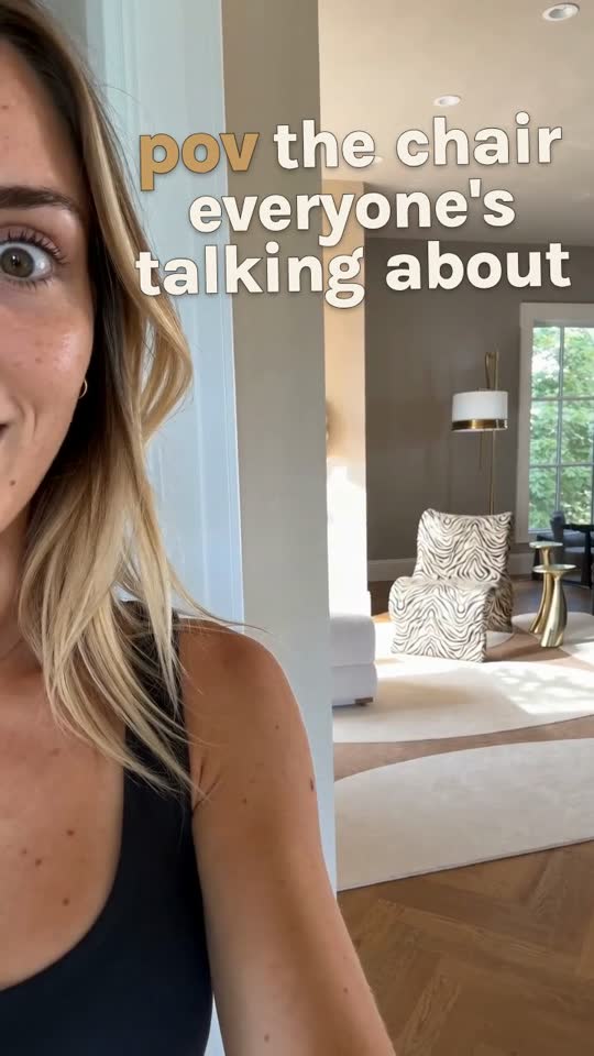 The Sahara Zebra Accent Chair video